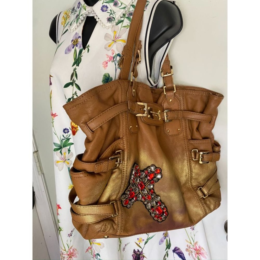 MICHAEL KORS Large leather Tote Bag customized - Picture 12 of 14